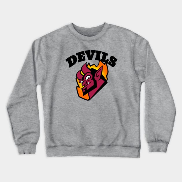 Devils Mascot Crewneck Sweatshirt by Generic Mascots